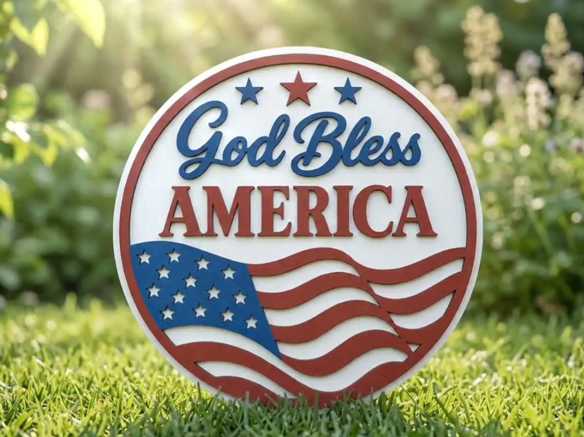 June 2nd “God Bless America” Door Hanger Paint Class