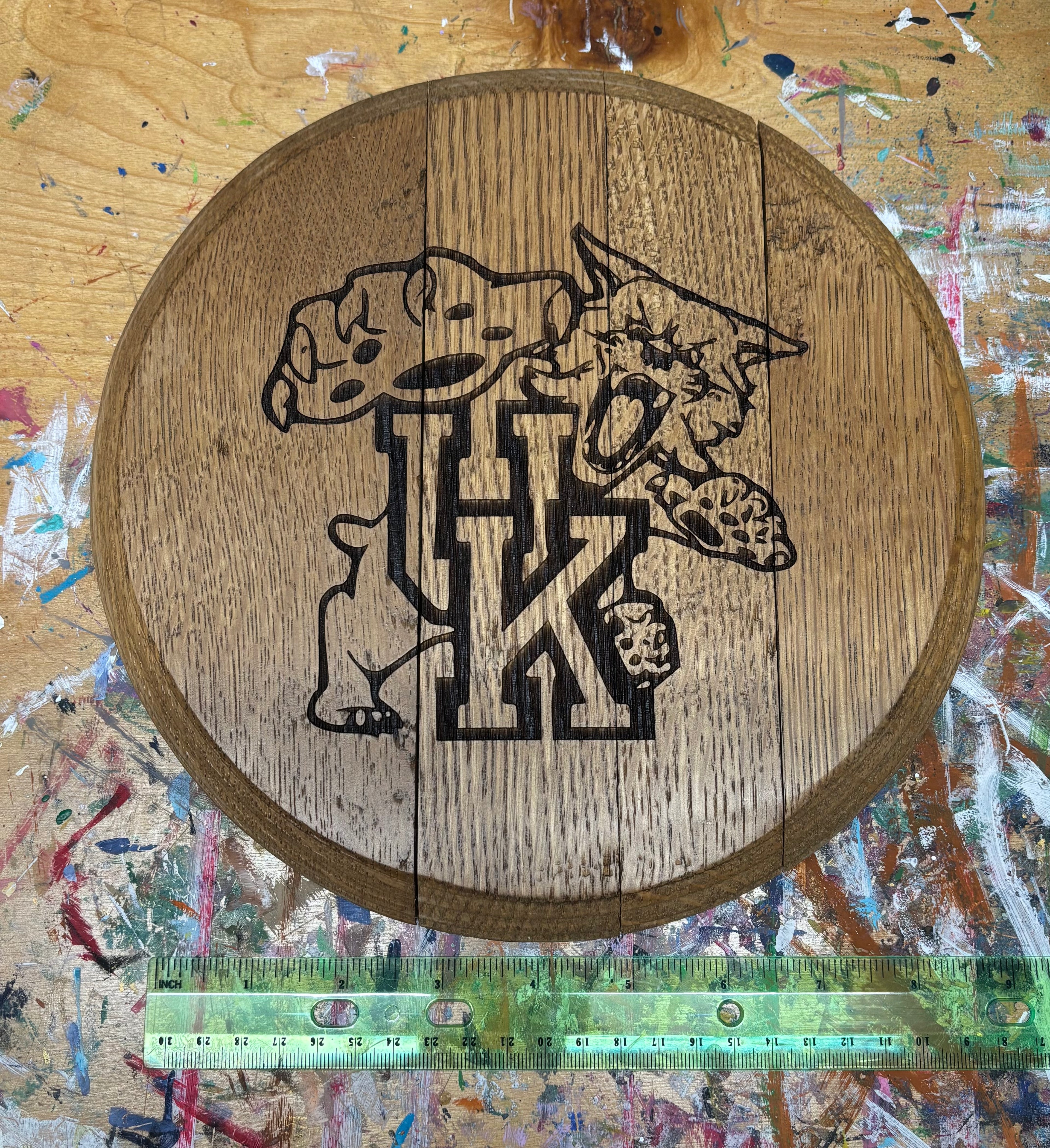 Mini Bourbon Barrel Lid