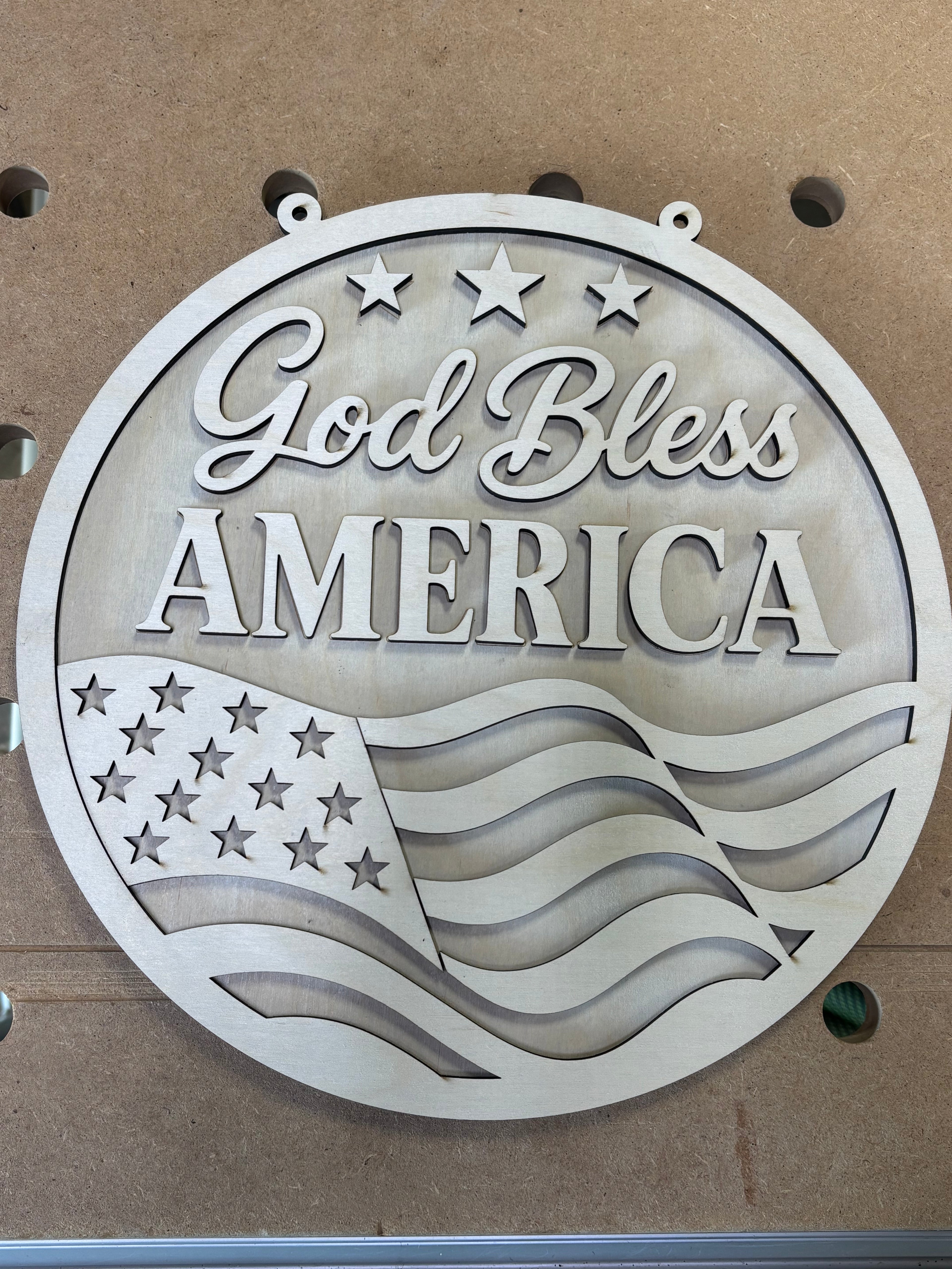 June 2nd “God Bless America” Door Hanger Paint Class