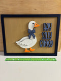 Hey Silly Goose Framed Art