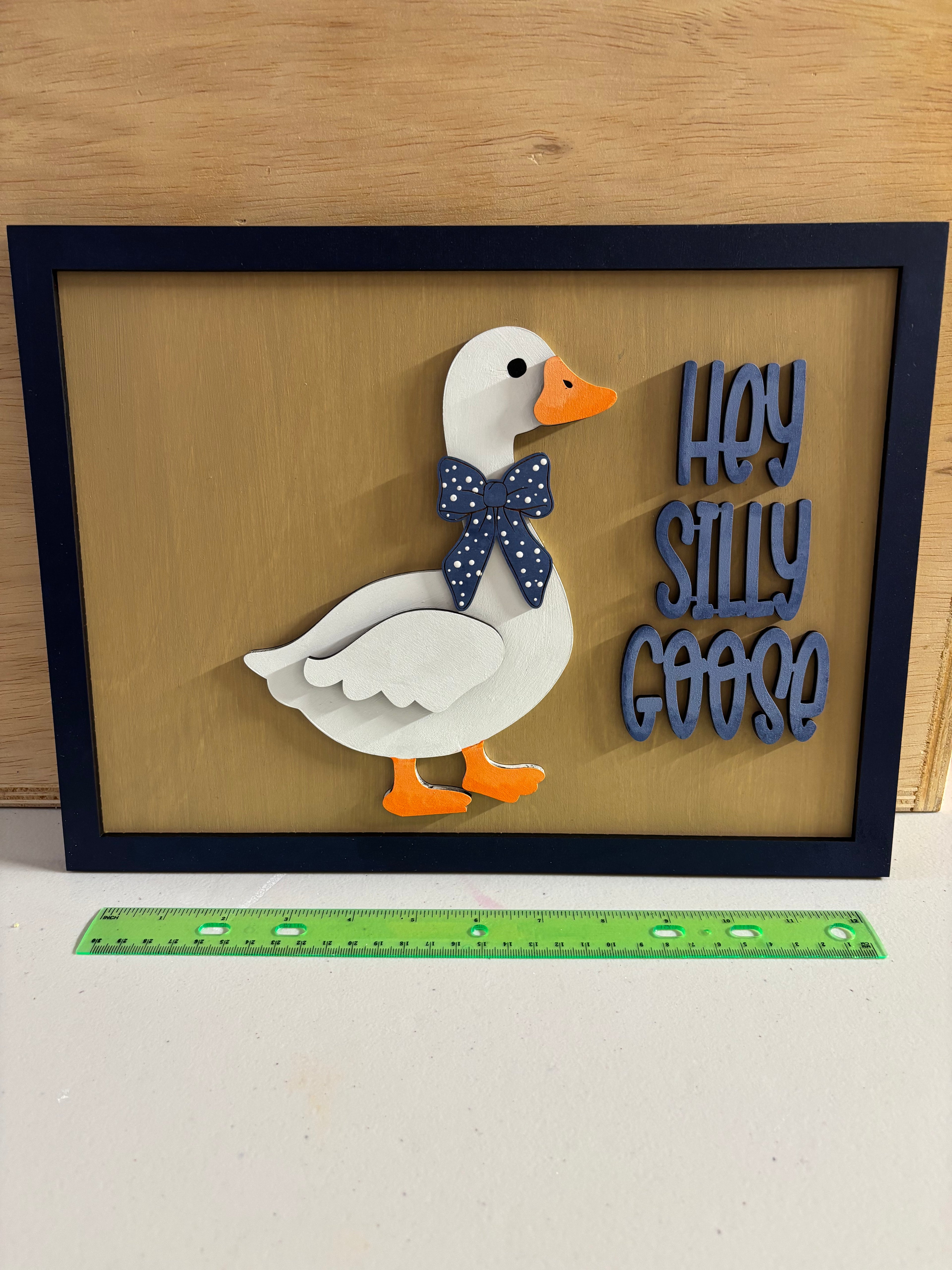 Hey Silly Goose Framed Art