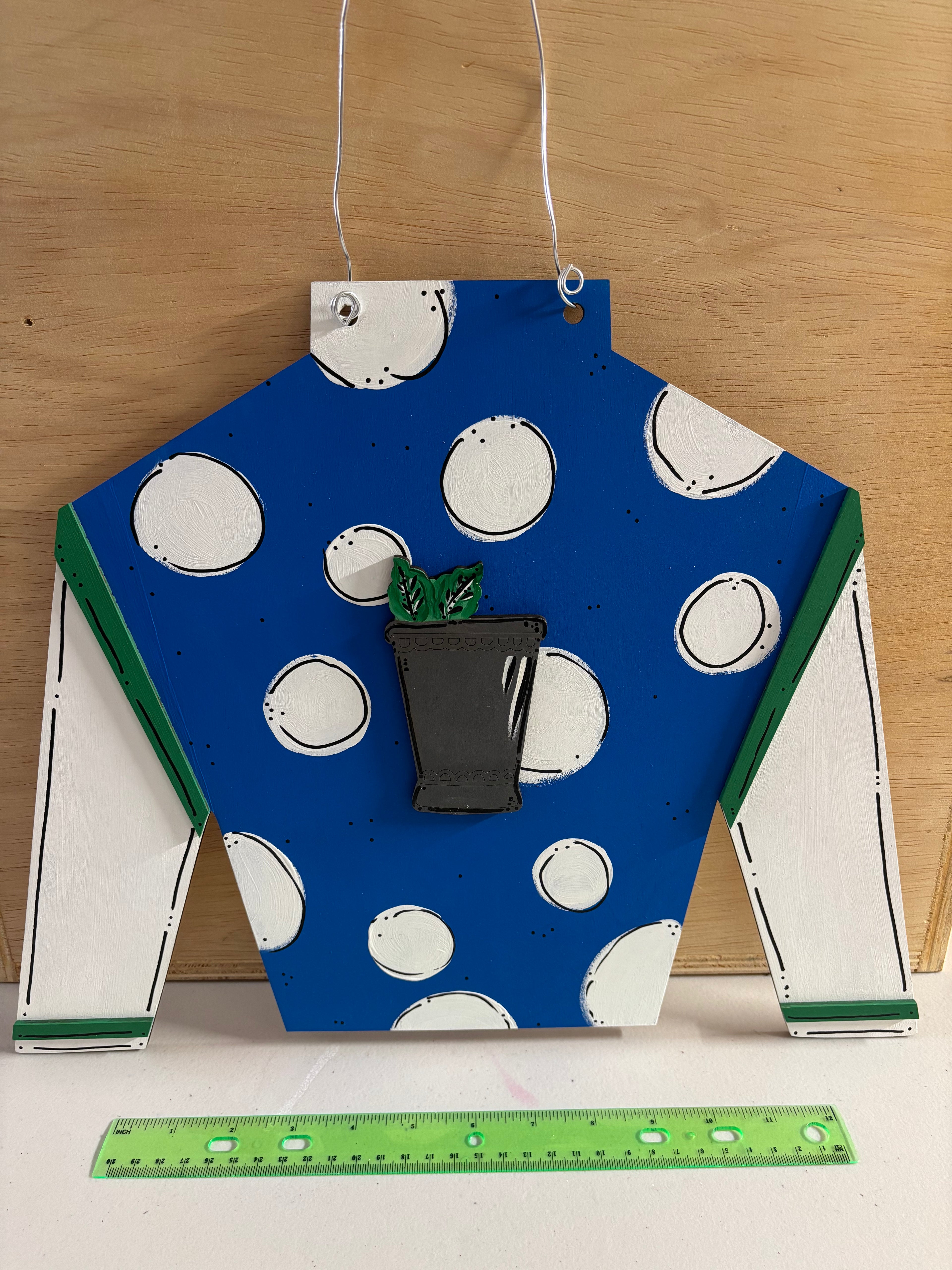 Jockey Silk Door Hanger