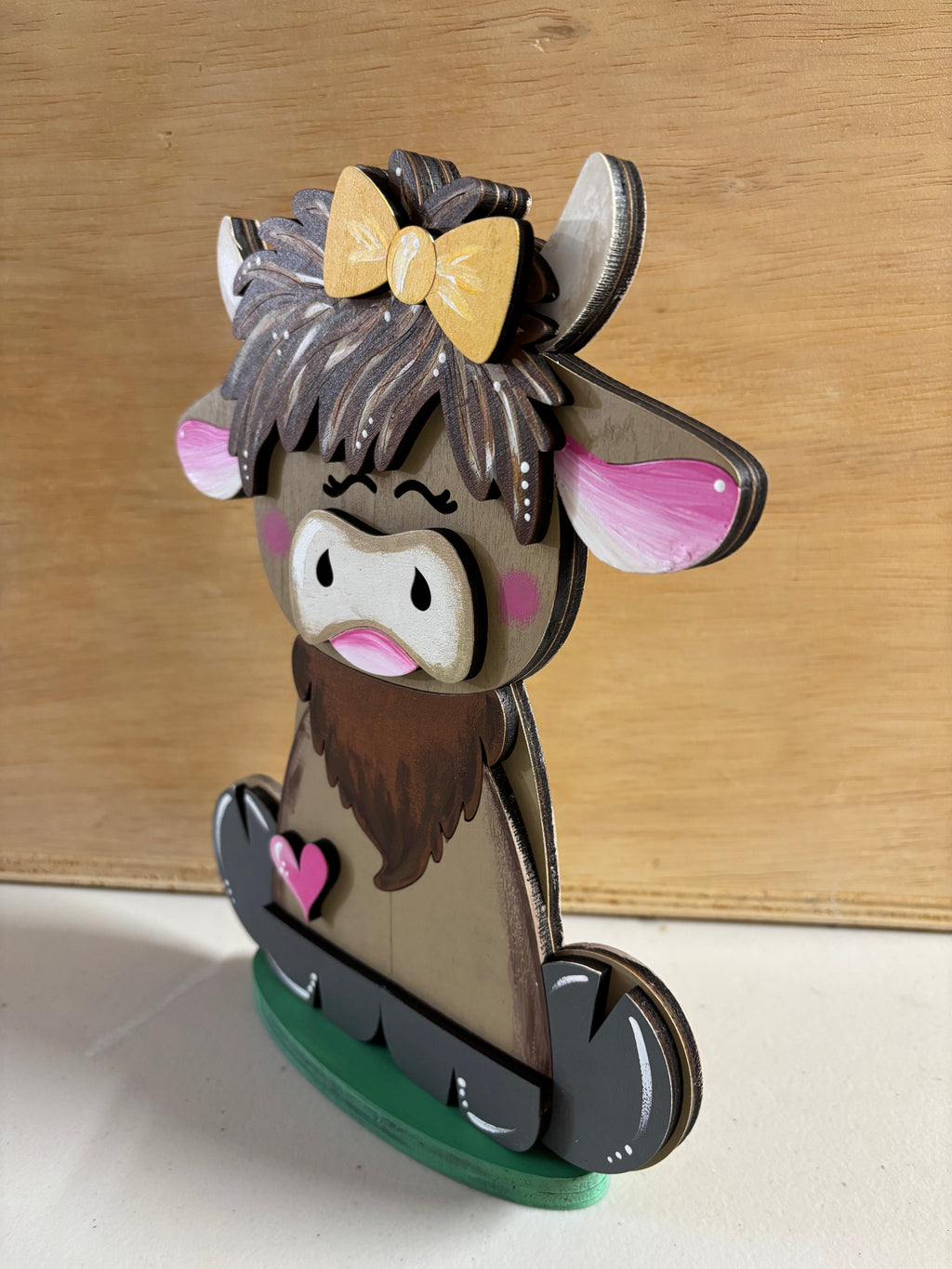 Highland Cow Shelf Sitter