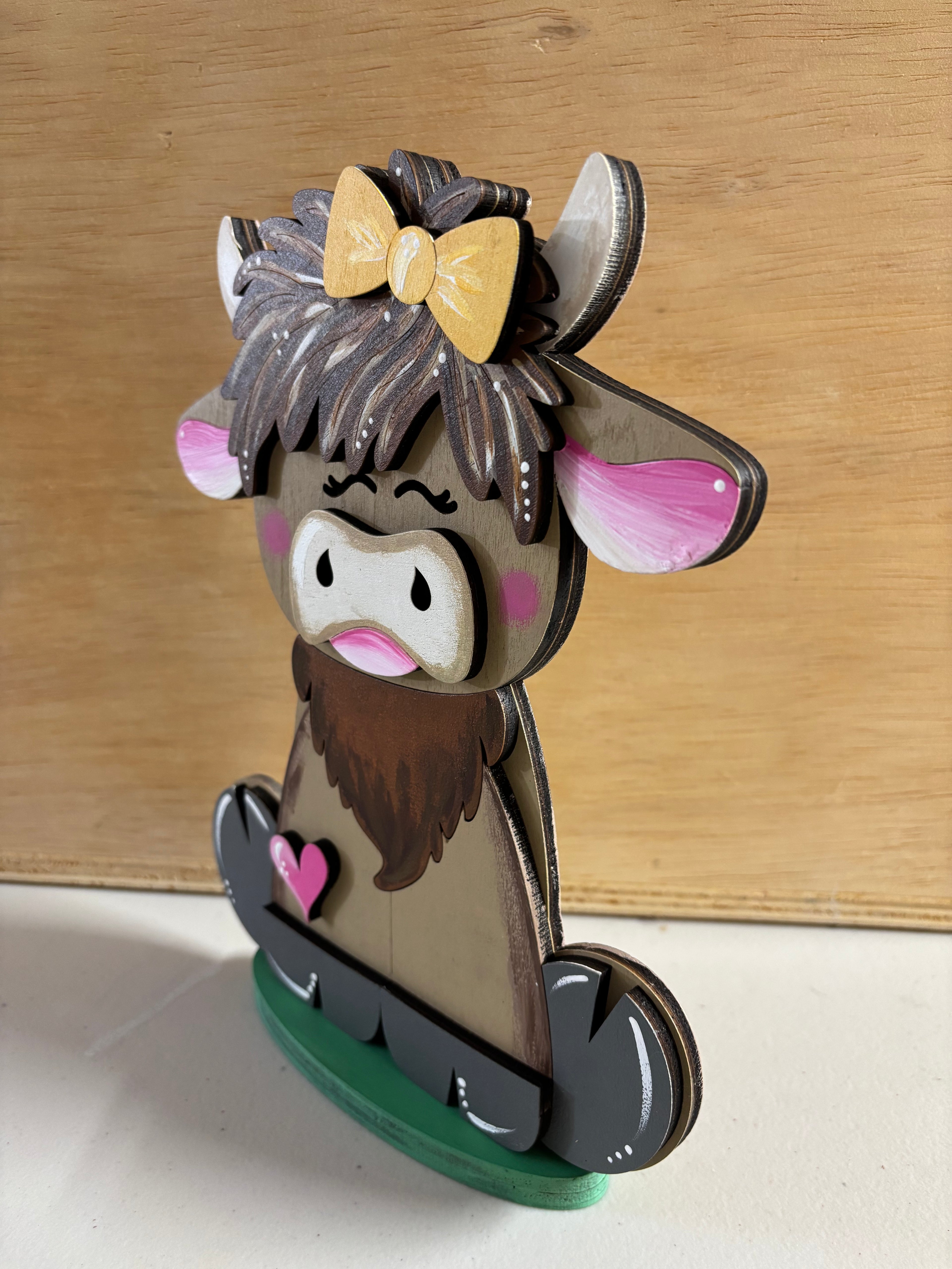 Highland Cow Shelf Sitter