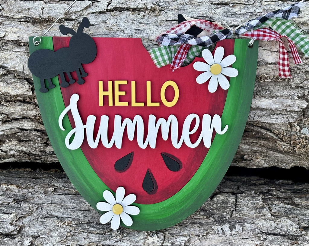 June 18th Summer Door Hanger Paint & Sip