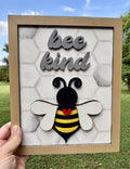 Bee Kind Framed Art Kit