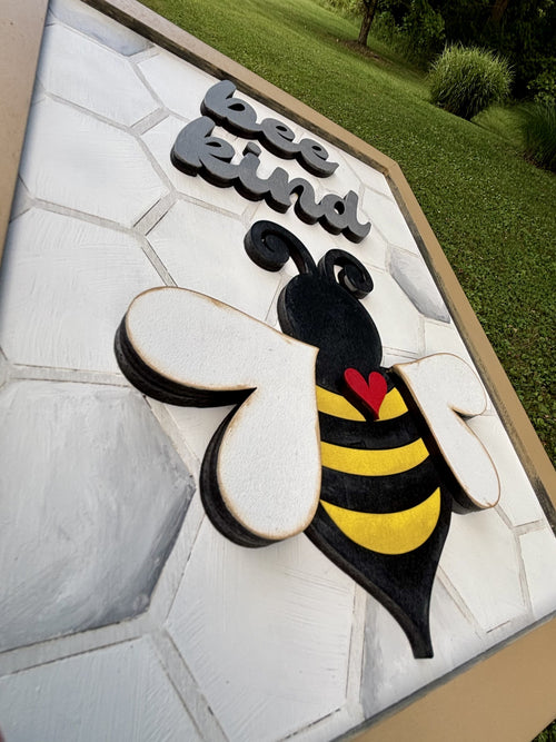 August 6th Bee Kind Framed Art at Stonehouse Settlement Winery