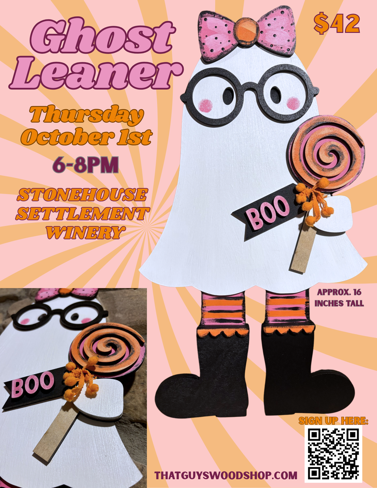 Ghost Leaner October 1st at Stonehouse Settlement Winery